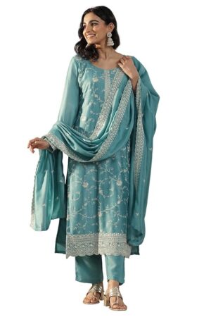 Libas Women's Silk Blend Kurta Sets