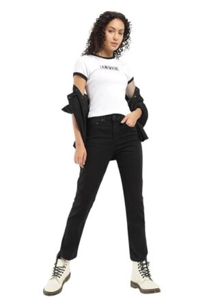 Women's High Rise 724 Slim Straight Fit Jeans