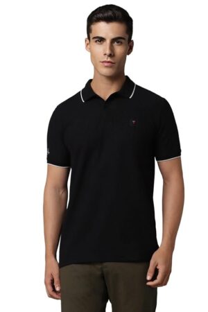 Men's Cotton Solid Slim Fit T-Shirt