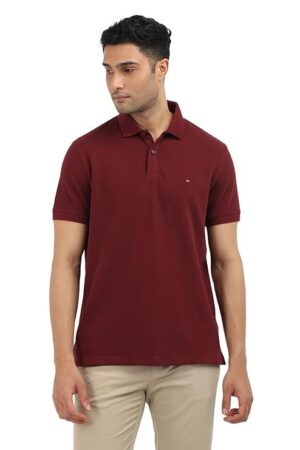 Men's Cotton Solid Regular Fit Polo