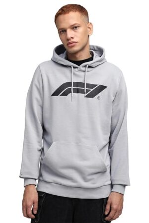 Men, F1 ESS Logo Hoodie, Gray Echo, L
