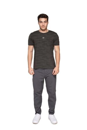 Men's Nylon Half Sleeve T-Shirt Regular Fit - Workout Activewear for Gym, Quick Dry Training, Running, Fitness, Jogging, Exercise, Casual Wear.