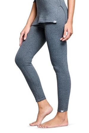 Boldfit Bottom Thermal Wear for Women Regular Fit Leggings Winter Wear for Women Natural Insulation Lower Body Warmer for Women Cotton-Viscose Thermals