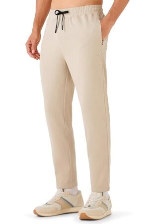 Boldfit Men Mid Rise Track Pant – Cotton Blend Joggers, Lowers, Gym & Sports Pants with Adjustable Waist & Pockets for Workout, Running & Everyday Wear