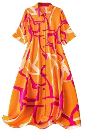 Leriya Fashion Women’s One Piece Dress – Stylish Midi Party Dress for Women | Summer Casual Wear for Events, Date & Evening Look