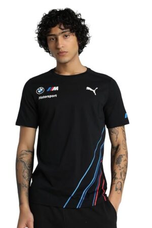 Fuel For Fans Men's Cotton Regular Fit BMW Motorsports 2022 Team T-Shirt