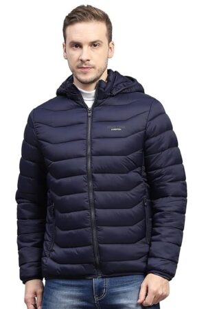 Mens Solid Hooded Neck Full Sleeve Jacket