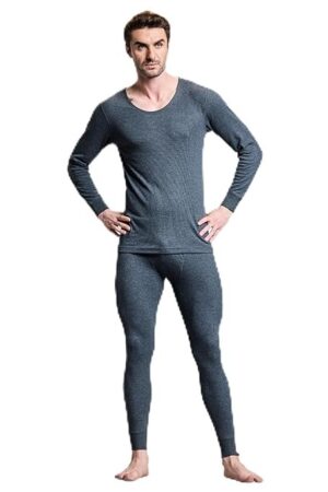Boldfit Thermal wear for Men Set Warm Comfortable Thermals Set for Man Full Sleeves Body Warmer Combo for Men Natural Insulation Thermals Cozy Thermal Undershirt Pant Combo for Mens